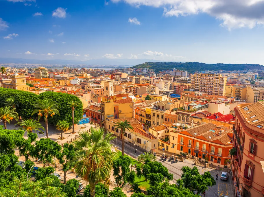 citta di cagliari panorama